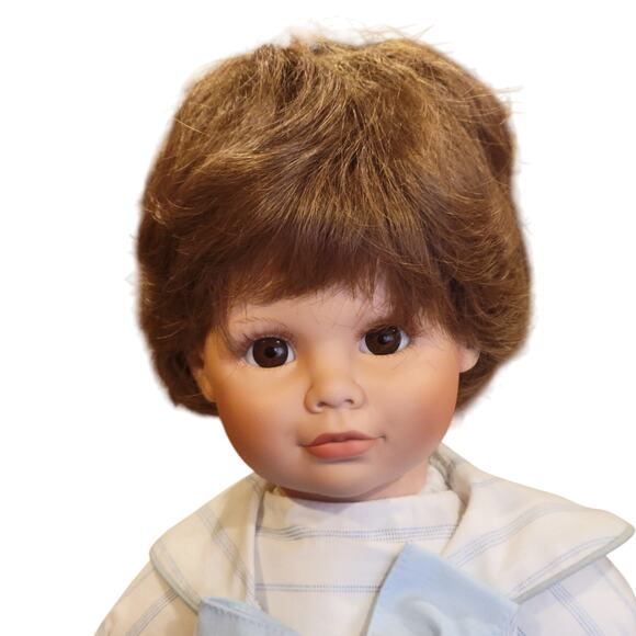 Vintage 1990 Susan Wakeen Limited Edition doll Jason 21". - Picture 3 of 15